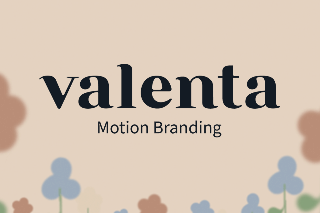 Proyecto de motion branding para Valenta